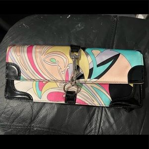 Emilio Pucci clutch euc